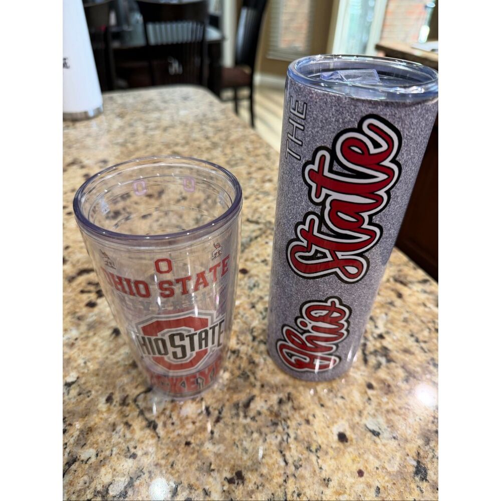 Ohio State Buckeyes Water Bottle and Cup Bundle in excellent shape!